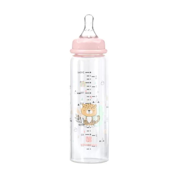 Flašica Kikka Boo staklena 240ml 