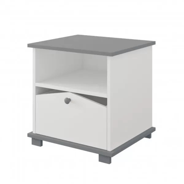 Noćni ormar Domek Grey 