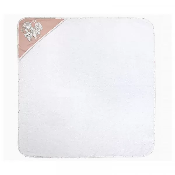 Peškir Tri Drugara 100x100 rozi 