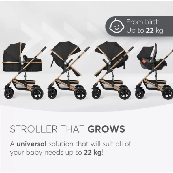 Kikka Boo Amaia Premium 3u1- Black 