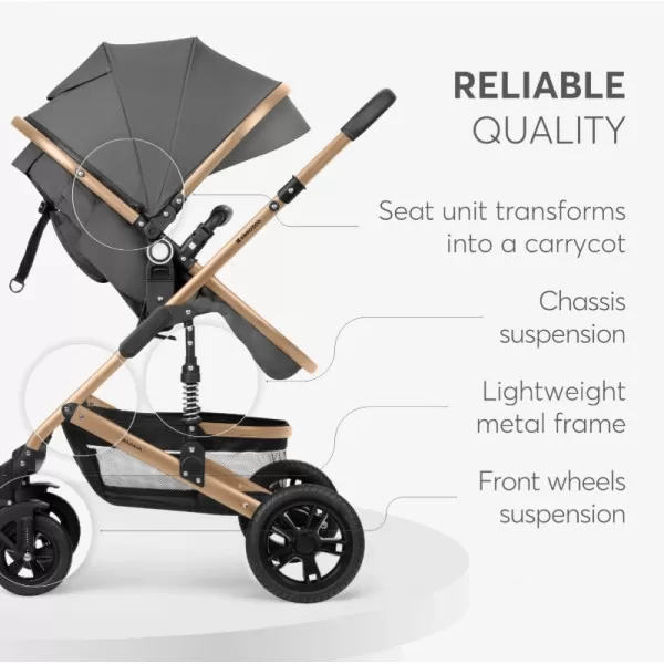 Kikka Boo Amaia Premium 3u1- Dark Grey 