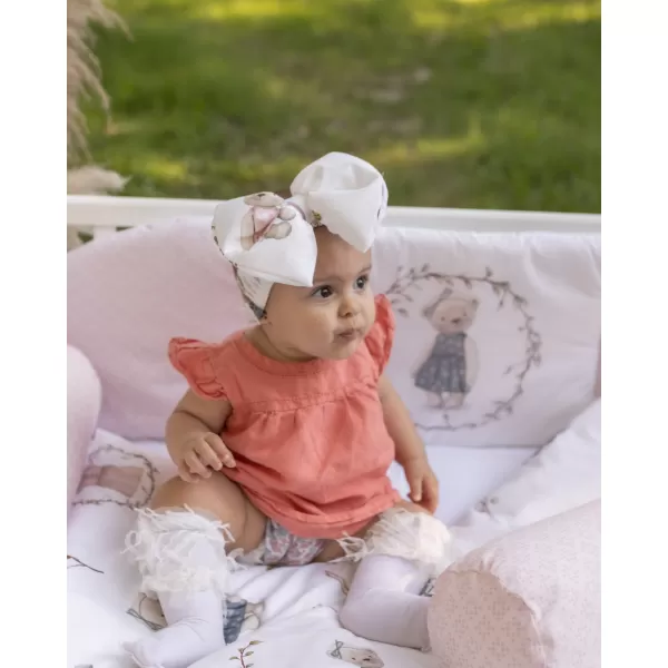 Posteljina za krevetac Retro Roze 