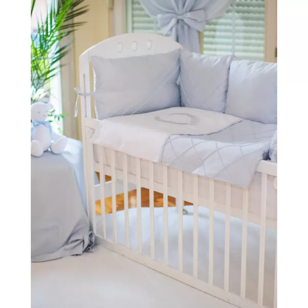 Posteljina Saten Blue 
