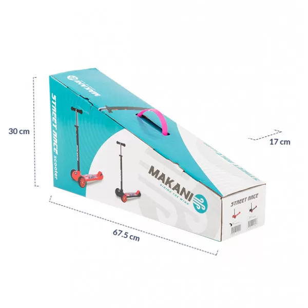 Trotinet Makani Street Race Red 