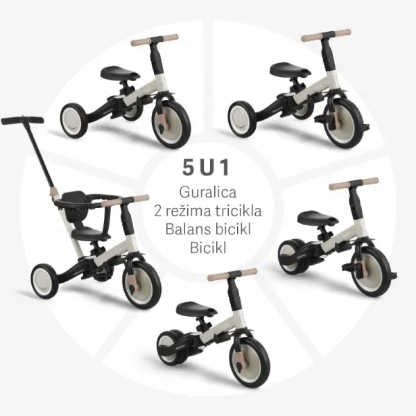 Tricikl Flip 5in1 Black 