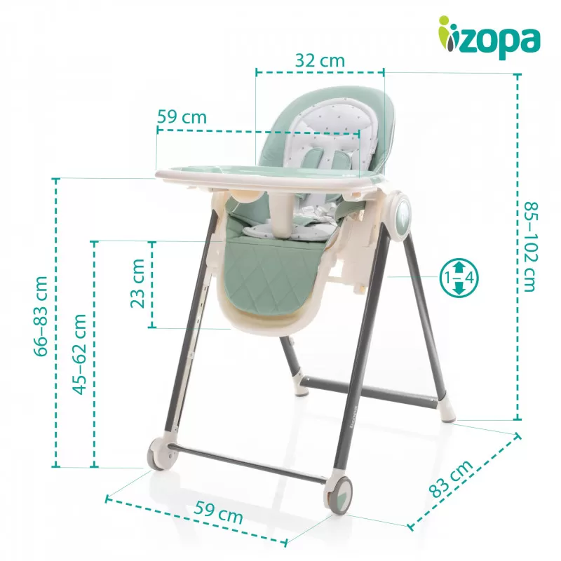 Hranilica Zopa Space Ice Grey 