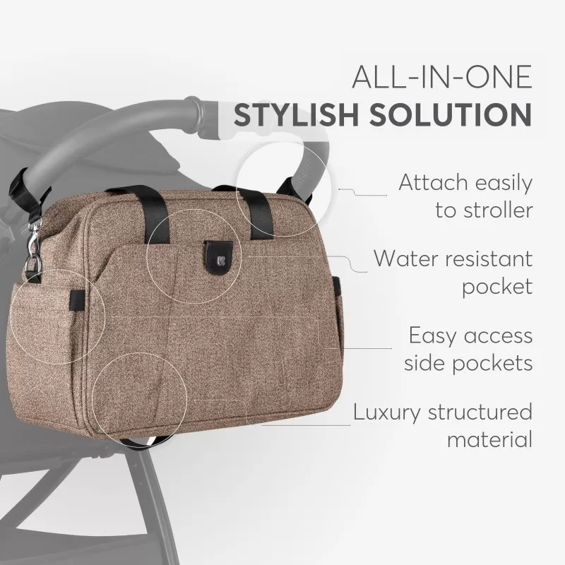 Torba za mame Kikka Boo Chelsea Premium Beige 