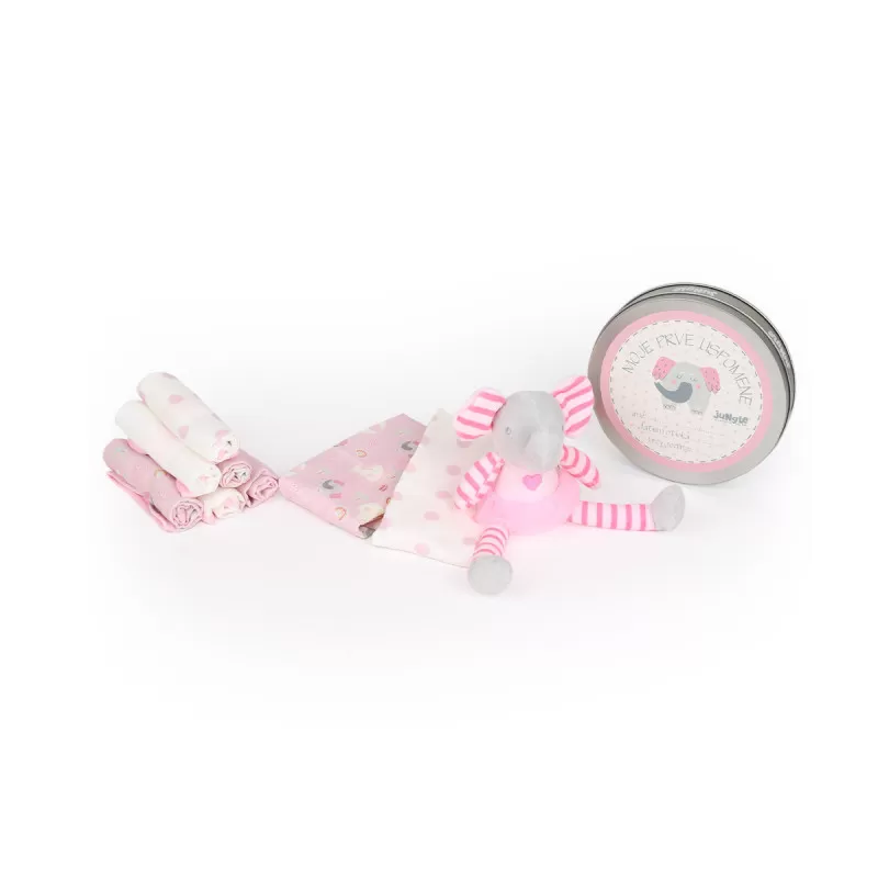 Jungle Bebi set prvi otisak Pink 
