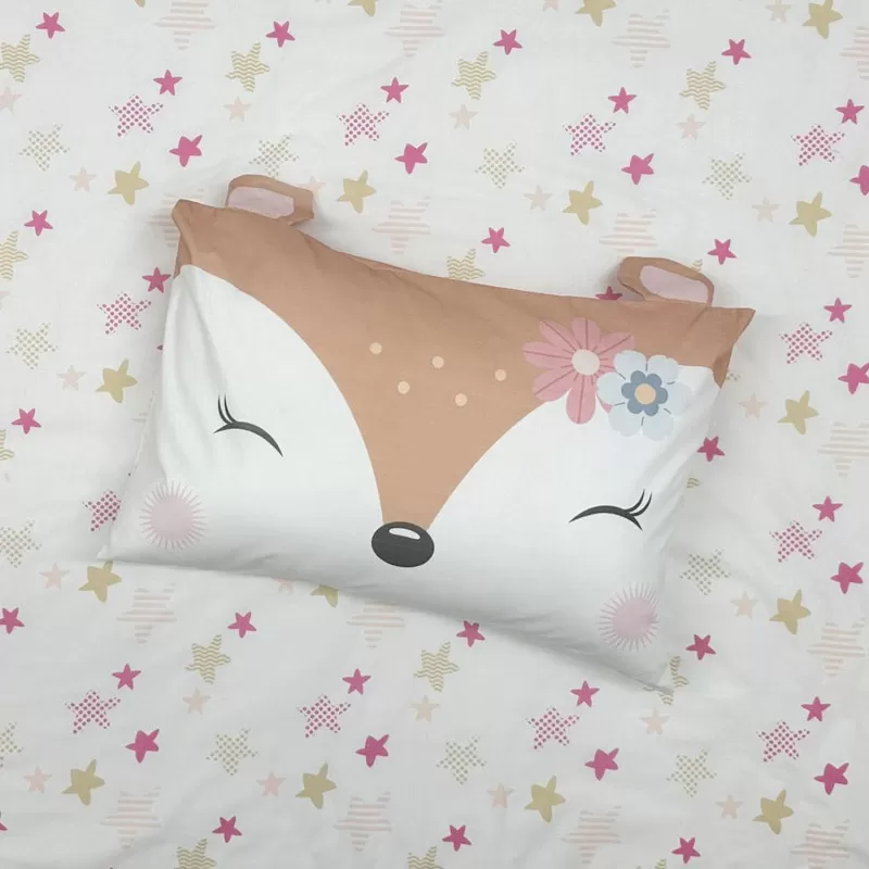 Dečija posteljina Animals Pink 