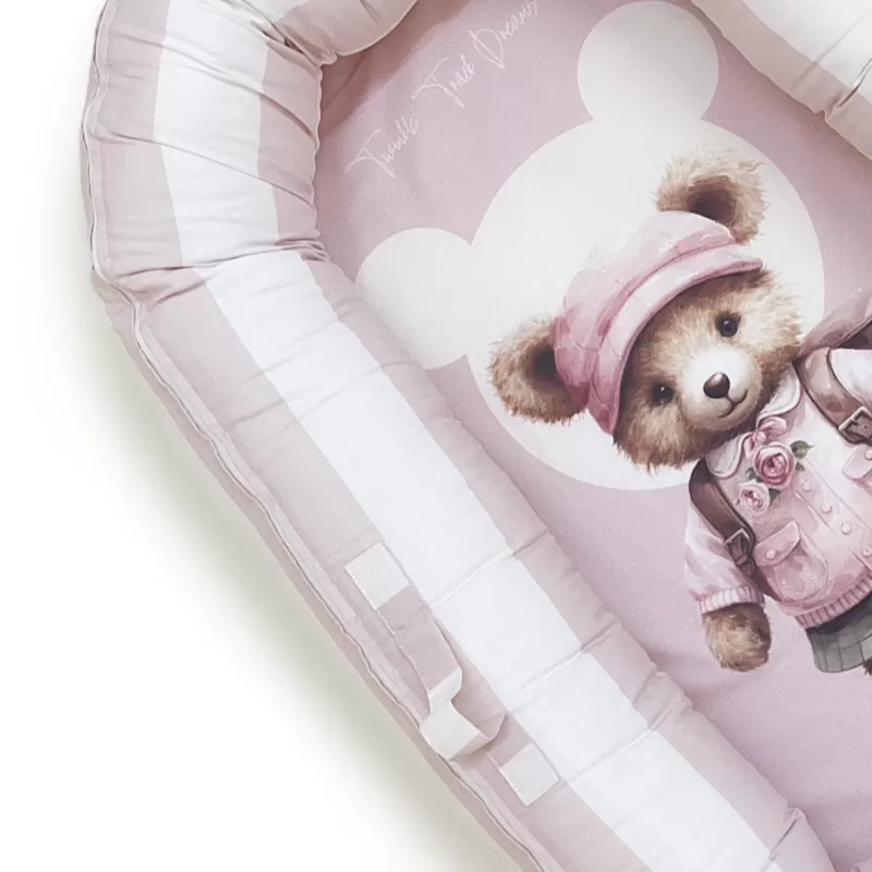 Baby gnezdo Teddy Pink 