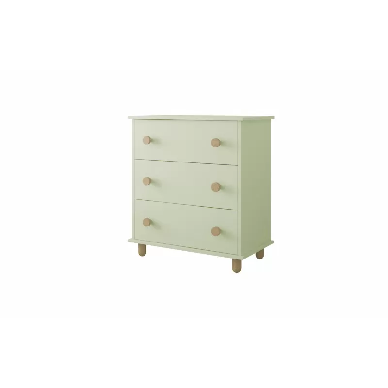 Komoda za bebe Lumi Mint 