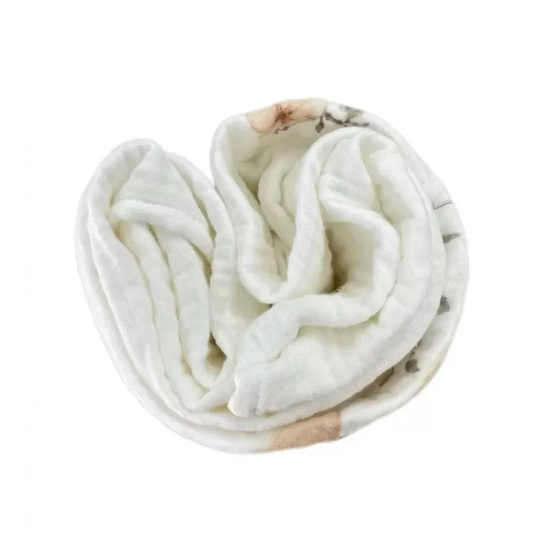 Muslin prekrivač 120x120cm rozi Zeka 