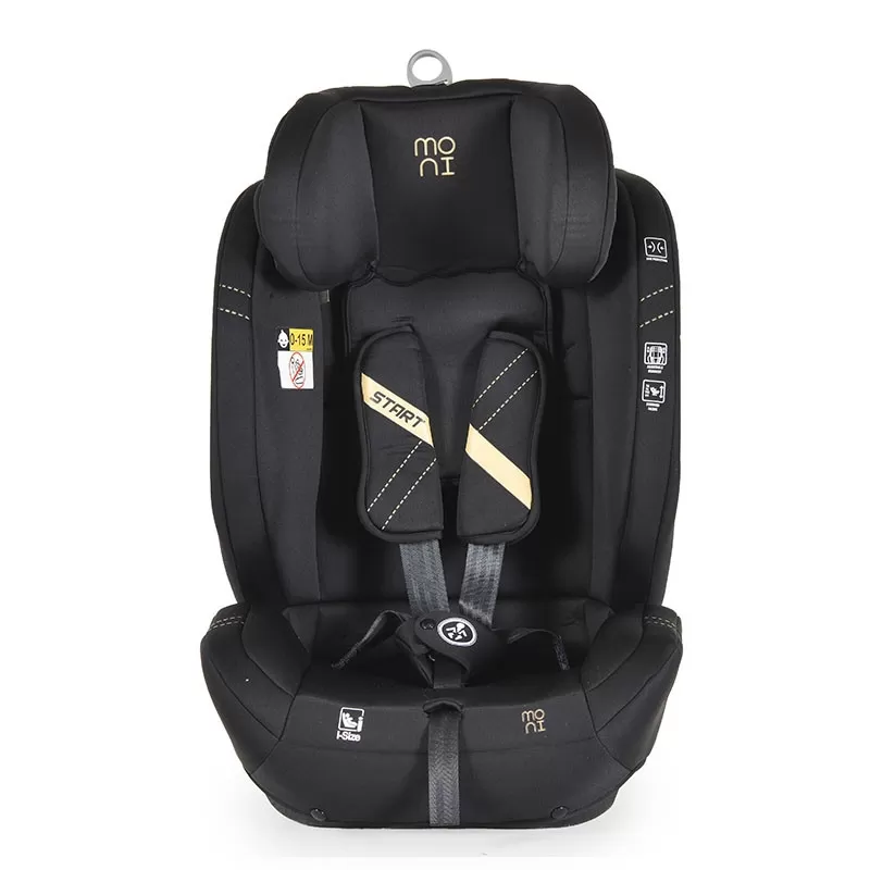 Cangaroo Moni autosedište Start I-SIZE 76-150CM BLACK + POKLON ĆEBE SA IGRAČKOM 