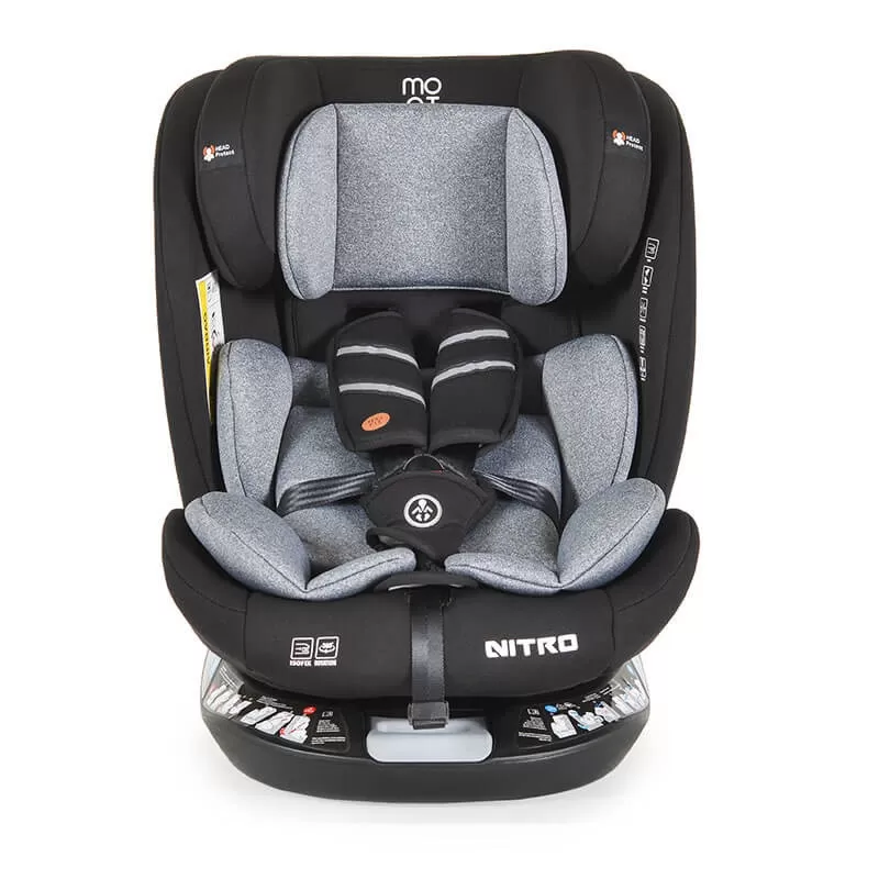 Cangaroo Moni NITRO 0-36KG Grey 