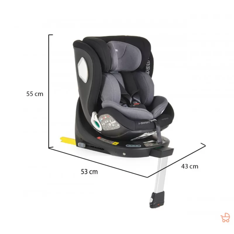 Cangaroo autosedište iSMART i-Size – Black 