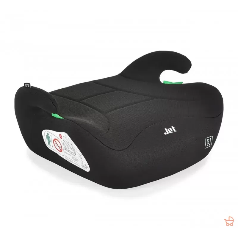 Cangaroo Moni Jet Buster auto sedište 125-150cm-Black 