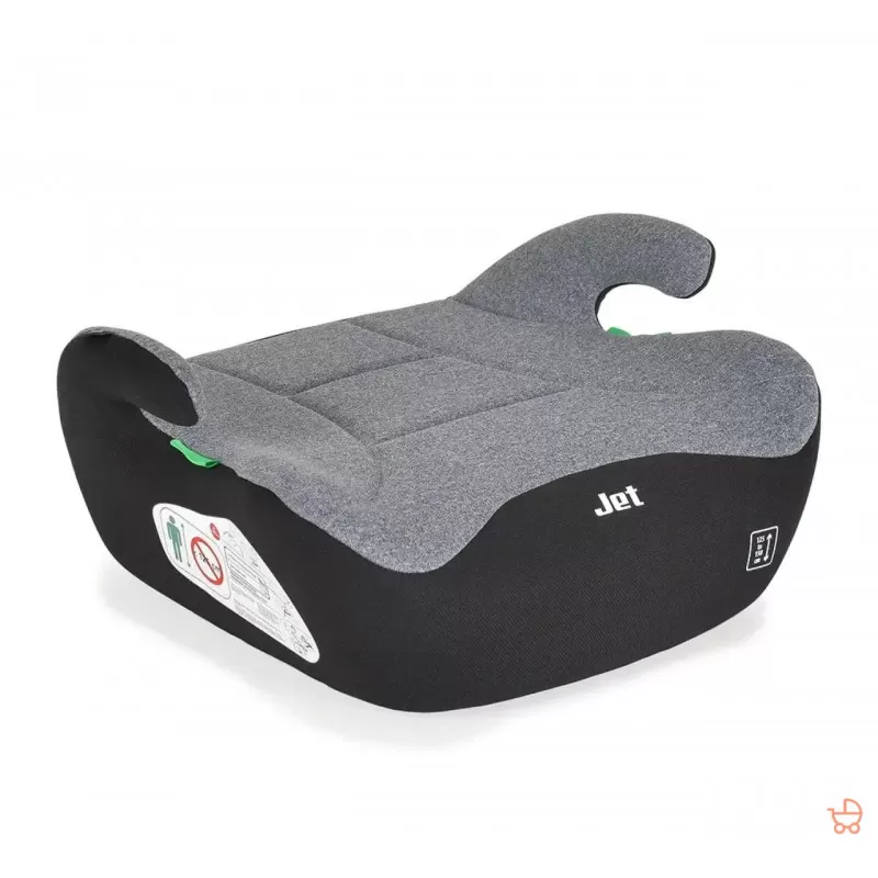 Cangaroo Moni Jet Buster auto sedište 125-150cm-Black/Grey 