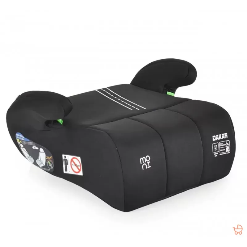 Cangaroo Moni Dakar buster auto sedište za decu 125-150cm-Black 