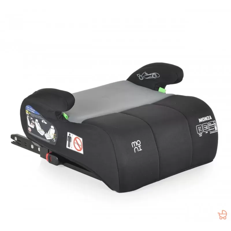Cangaroo Moni Monza buster auto sedište za decu Isofix 125-150-Grey 