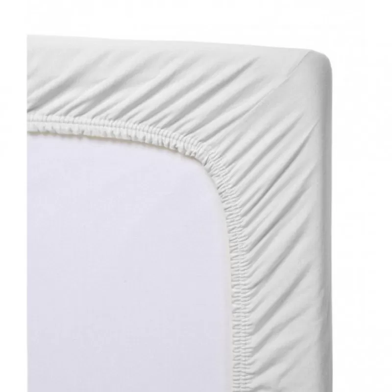Čaršav lastiš Beli 200x90 cm 