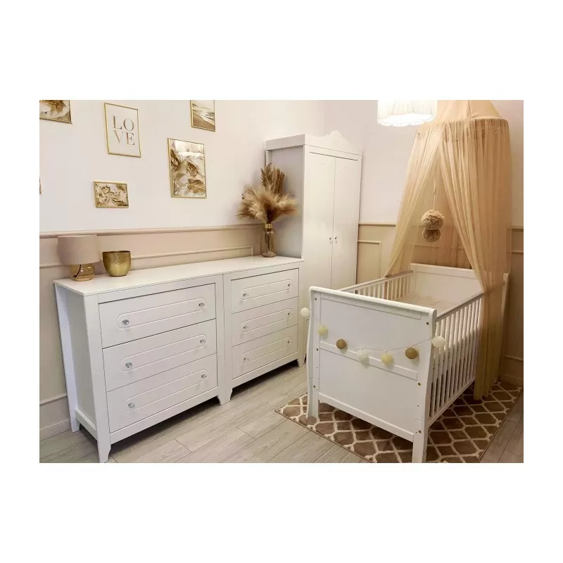 Krevetić Scarlet 140x70cm white 