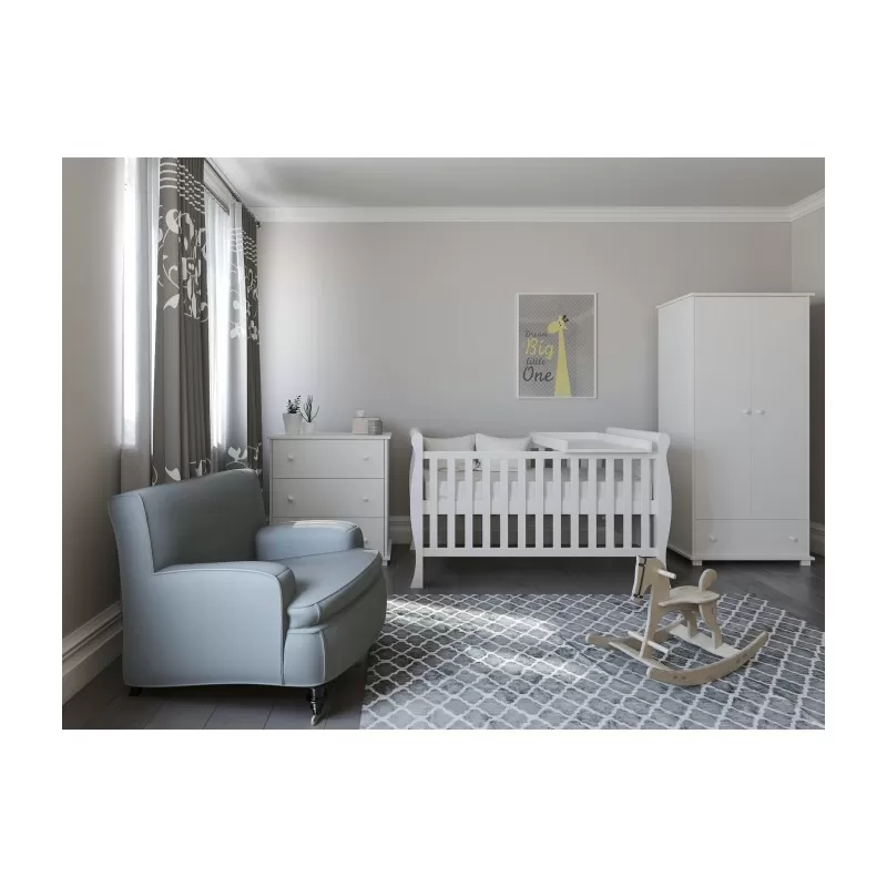 Krevetić Scarlet 140x70cm white 