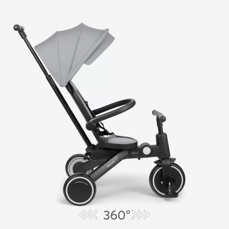 Kikka Boo tricikl TRIX 2- 8u1 Grey 
