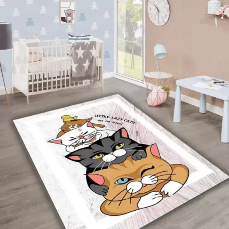 Dečiji tepih Lazy Cats 