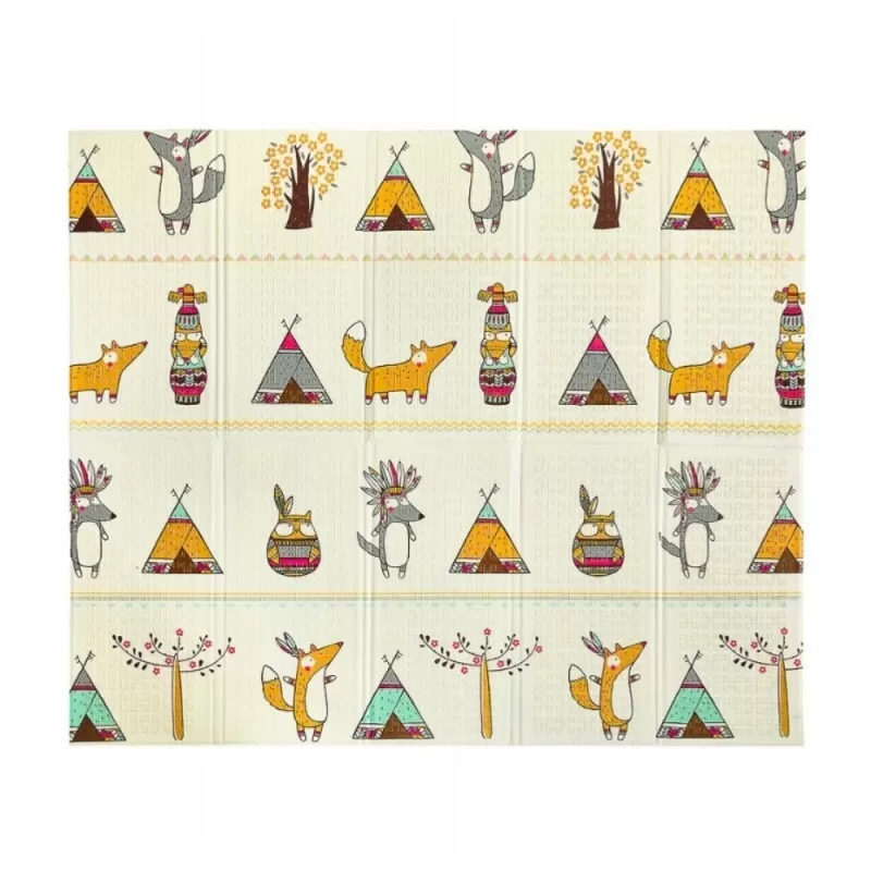 Dvostrana sklopiva podloga za bebe od pene 180x200cm 