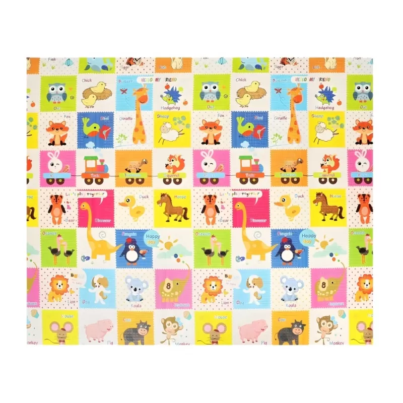 Dvostrana sklopiva podloga za bebe od pene 180x200cm 