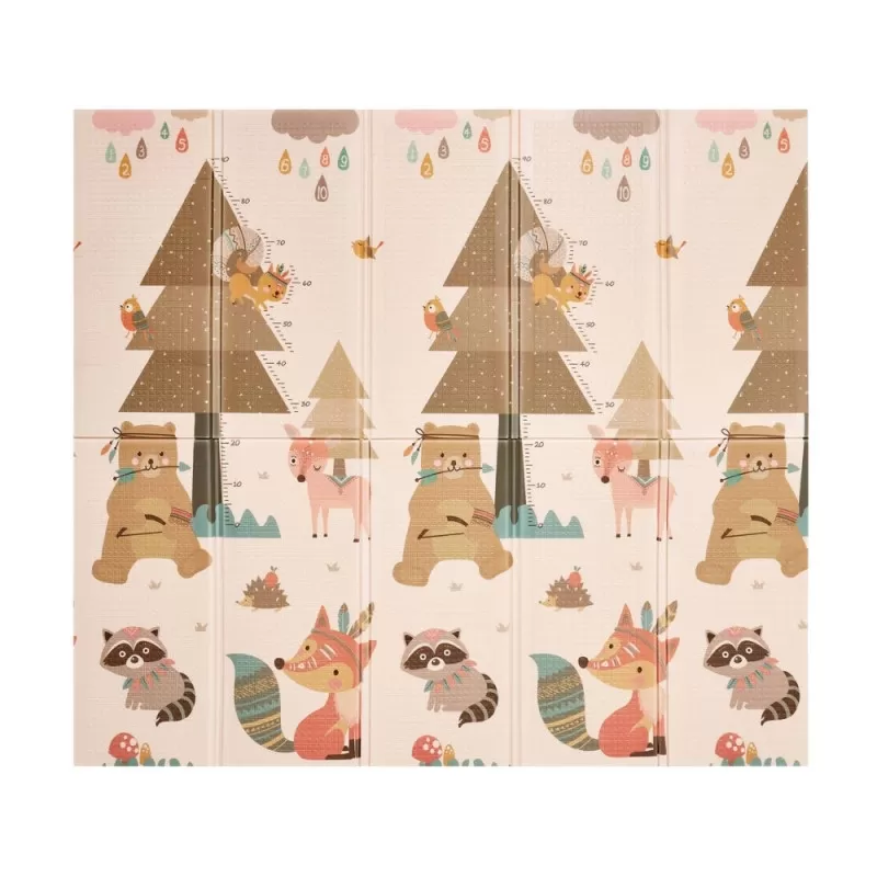 Dvostrana sklopiva podloga za bebe od pene 180x200cm 