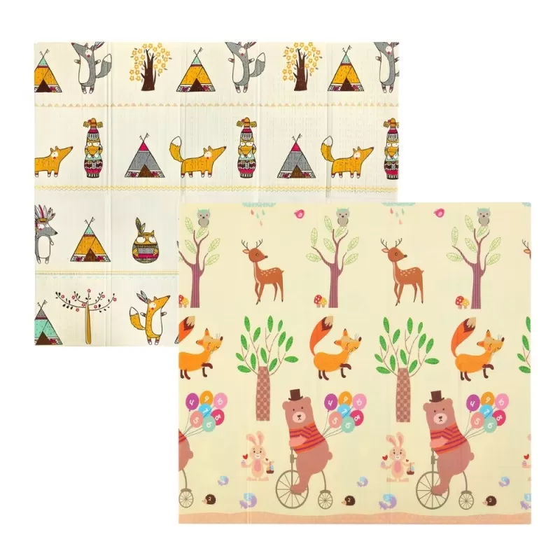 Dvostrana sklopiva podloga za bebe od pene 150x180cm 