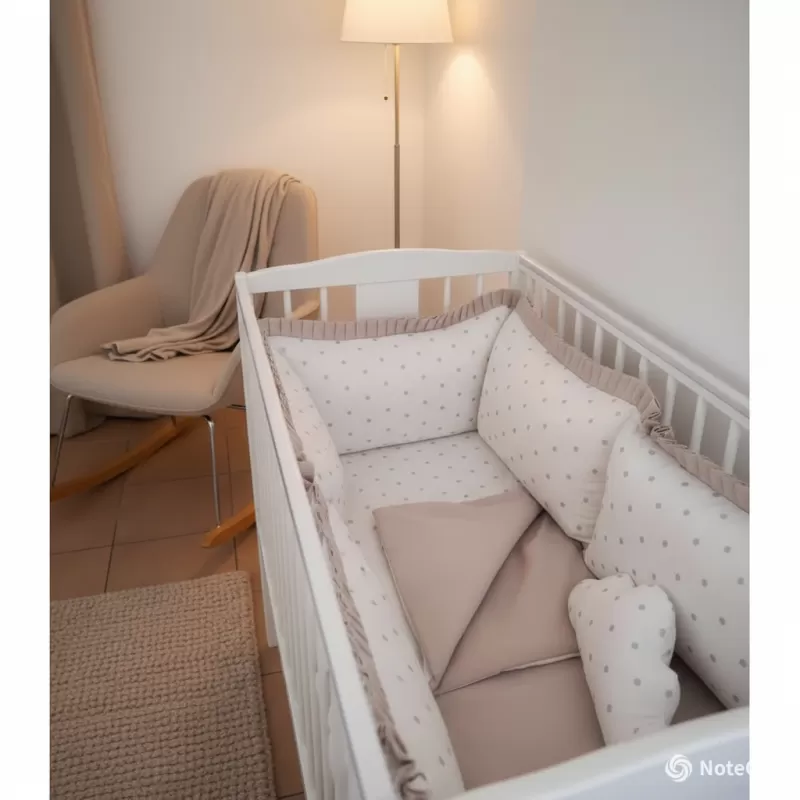 Komplet posteljina Beige Dots 