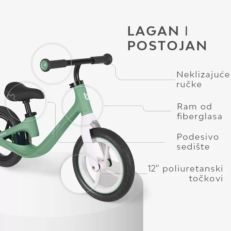 Balance Bike Kikka Boo Xplorer Green 