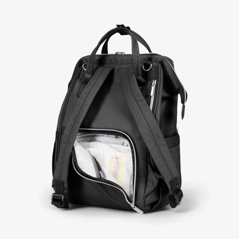 Torba za mame Kikka Boo Siena Premium Black/Silver 