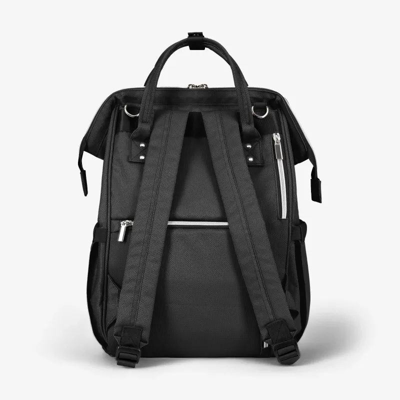 Torba za mame Kikka Boo Siena Premium Black/Silver 
