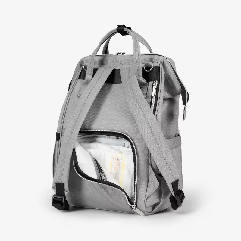 Torba za mame Kikka Boo Siena Premium Light grey 