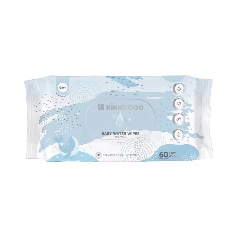 Kikka Boo Vlažne maramice za bebe 60 pcs 99% Water 