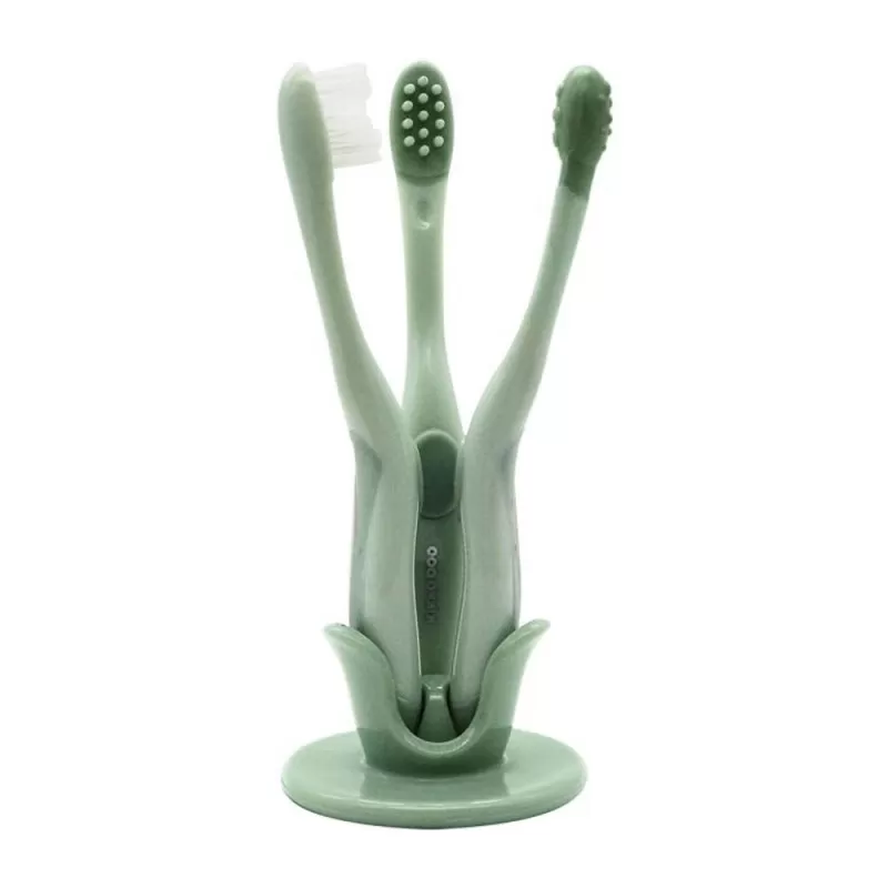 Kikka Boo Set četkica za zubiće za bebe 3 dela Mint 