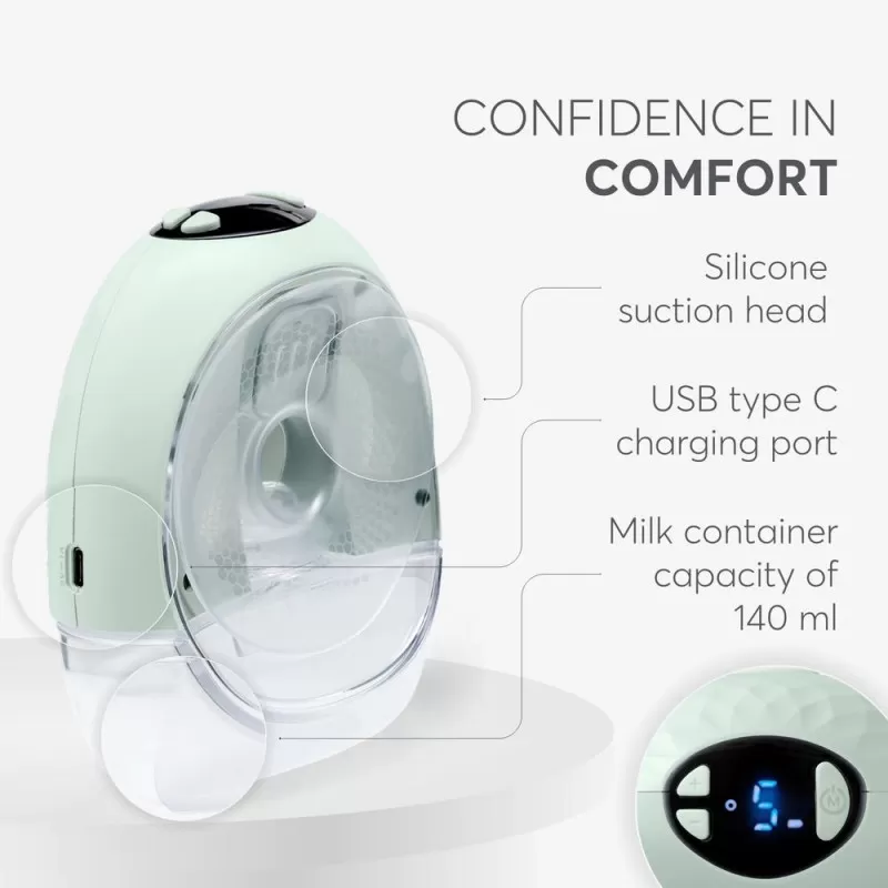 Kikka Boo Nosiva električna pumpica za izmlazivanje mleka Winnie Mint 