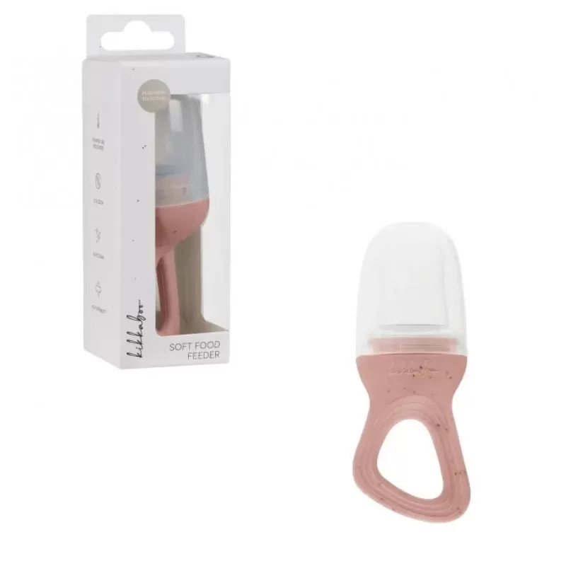 Kikka Boo Silikonska mljackalica za hranu Platinum Blush 