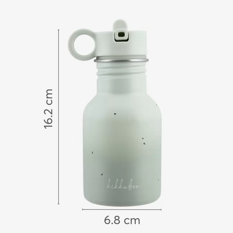 Kikka Boo Flašica sa slamkom od nerđajučeg čelika 350 ml Flora Sage 