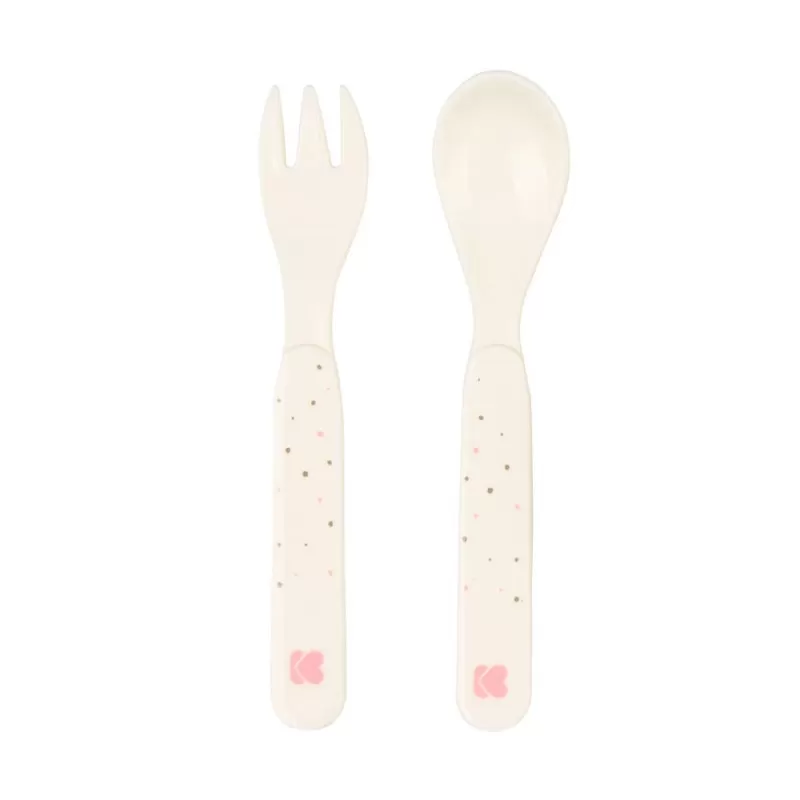 Kikka Boo Set posuđa 4 dela Bear with Me Pink 