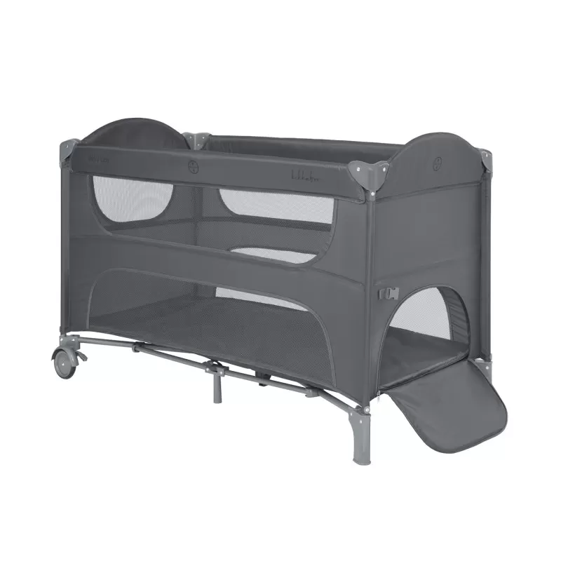 Kikka Boo Premium Milky Way sa spustajucom stranicom i rancem - Grey - 2 nivoa 