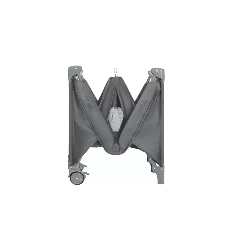 Kikka Boo Premium Milky Way sa spustajucom stranicom i rancem - Grey - 2 nivoa 