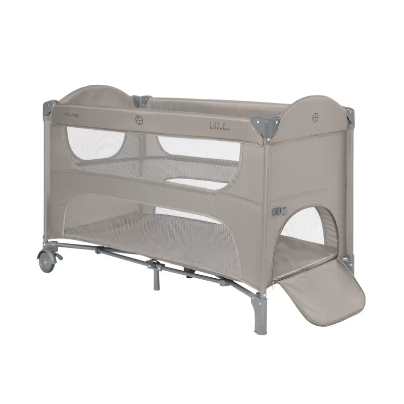Kikka Boo Premium Milky Way sa spustajucom stranicom i rancem - Beige - 2 nivoa 