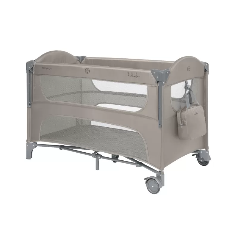 Kikka Boo Premium Milky Way sa spustajucom stranicom i rancem - Beige - 2 nivoa 