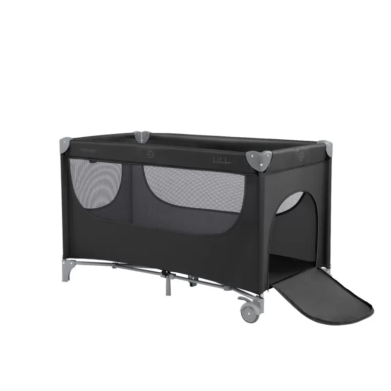 Kikka Boo Premium Nighty Night sa pultom i rancem - Black - 2 nivoa 