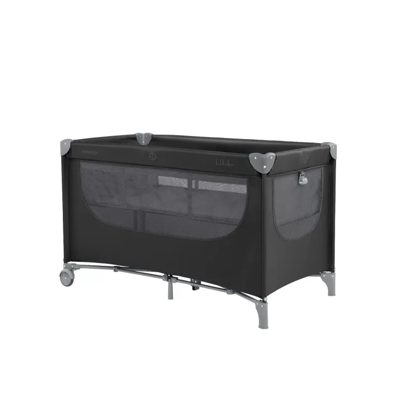 Kikka Boo Premium Nighty Night sa pultom i rancem - Black - 2 nivoa 