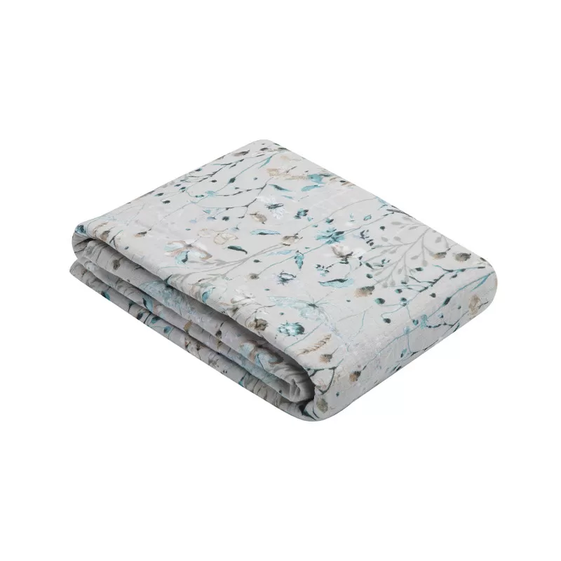 Kikka Boo dvoslojno ćebence od muslina 100x100cm - Dreamy Fields Grey 